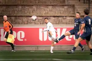 Creighton during a game between Akron State and Creighton in Omaha, NE on Wednesday October 18tth, 2023. Photo by Eric Francis