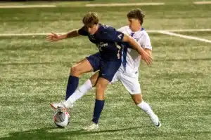 Creighton during a game between Akron State and Creighton in Omaha, NE on Wednesday October 18tth, 2023. Photo by Eric Francis
