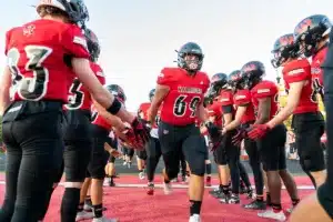 Westside High School Joe Soria (69) during a game between Lincoln North East and Westside in Omaha, NE on Thursday October 19tth, 2023. Photo by Eric Francis