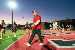 Westside High School head coach Paul Limongi during a game between Lincoln North East and Westside in Omaha, NE on Thursday October 19tth, 2023. Photo by Eric Francis