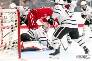 Omaha goaltender Seth Eisele