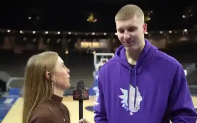Baylor Scheierman after Creighton Men’s Basketball defeats NDSU | INTERVIEW