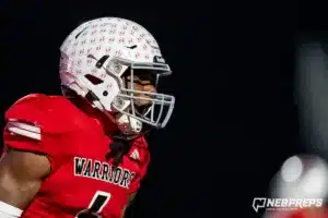 Westside Higih School running back Jahmez Ross (6) during a game between Bellevue West and the Westside in Omaha, NE on Friday November 3rd, 2023. . Photo by Eric Francis