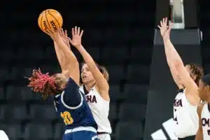 During a game between College of Saint Mary and the UN-Omaha in Omaha, NE on Wednesday November 8th, 2023. . Photo by Eric Francis