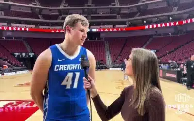 Creighton Dominates Nebraska Basketball in Lincoln | Isaac Traudt Interview