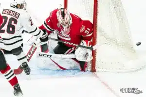 Omaha Mavericks forward Brock Bremer