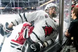 Omaha Mavericks forward Ray Fust