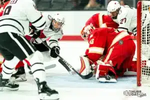 Omaha Mavericks forward Ty Mueller