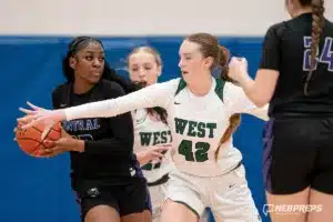 Millard West High School forward Kylee Paben