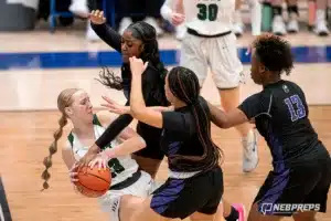 Millard West High School guard Neleigh Gessert