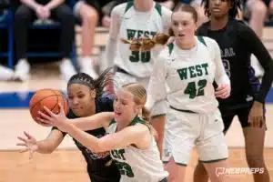 Millard West High School guard Neleigh Gessert