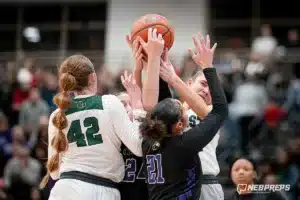 Central High School and Millard West High School during the Metro Holiday Basketball Tournament in Omaha, NE January 3rd 2024. Photo by Eric Francis