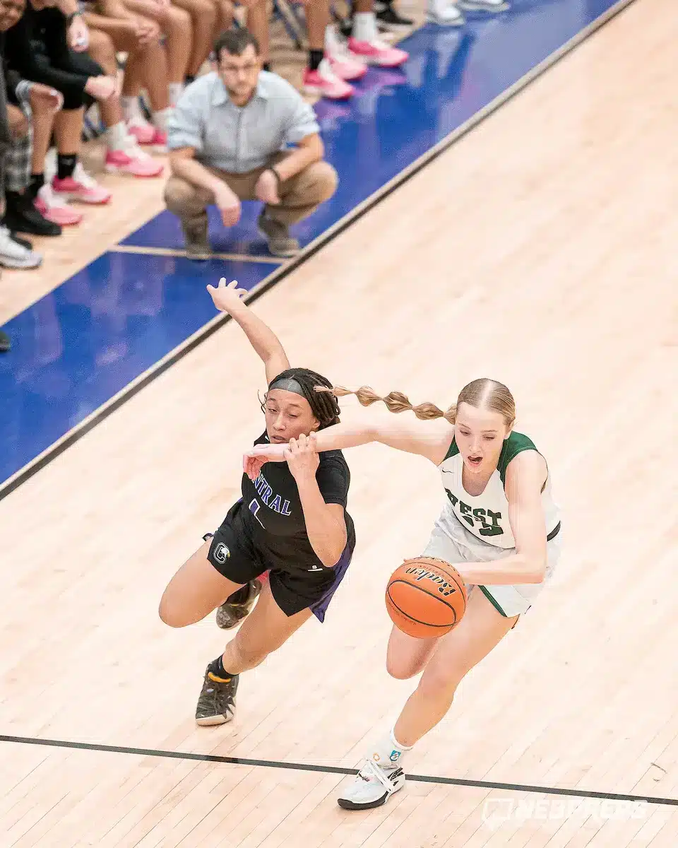 Millard West High School guard Neleigh Gessert 