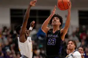 Omaha Central High School forward Devin Holmon