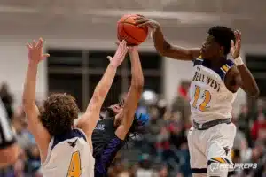 during the Metro Holiday Basketball Tournament in Omaha, NE January 3rd 2024. Photo by Eric Francis