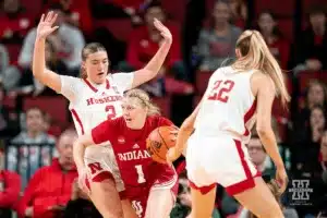 Nebraska Cornhuskers2 guards Indiana Hoosiers guard Lexus Bargesser