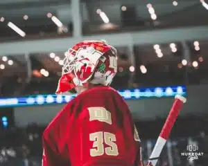 ...during a game between Omaha Mavericks hockey and the Denver Pioneers in Omaha, NE January 20th, 2024. Photo by Collin Stilen