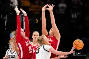 Nebraska Cornhuskers guard Kendall Moriarty