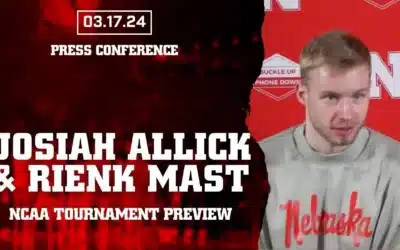 Rienk Mast and Josiah Allick Discuss the Huskers NCAA Tournament Berth