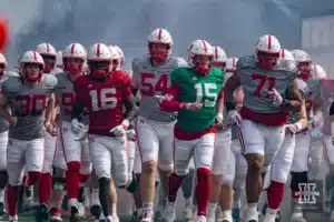 Nebraska Cornhuskers during their annual Red White spring game at Memorial Stadium Field April 27th, 2024 in Lincoln, NE. Photo by Eric Francis