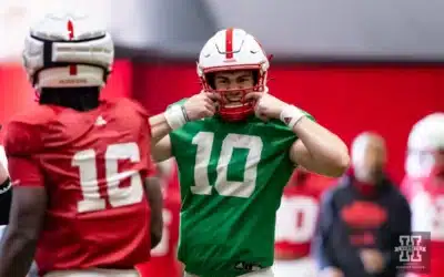 Nebraska Football Practice Photos – 04/09/24