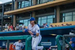 The Omaha Storm Chasers dropped game one of the MiLB NL Championship series 3-2 on September 24th, 2024 at Werner Park in Omaha, NE. Photo by Brandon Tiedemann