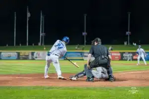 The Omaha Storm Chasers dropped game one of the MiLB NL Championship series 3-2 on September 24th, 2024 at Werner Park in Omaha, NE. Photo by Brandon Tiedemann