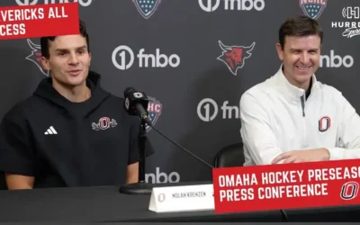 Omaha Hockey Preseason Press Conference | Mike Gabinet and Nolan Krenzen Preview  Upcoming Season