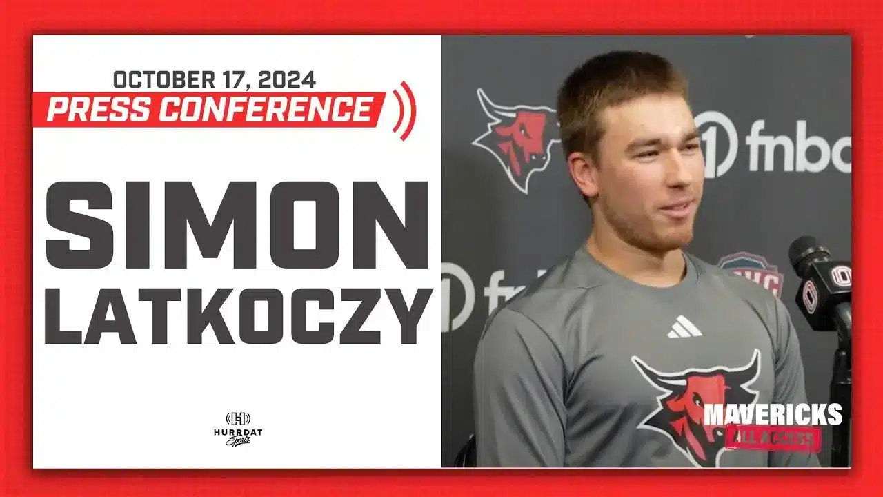 Omaha Goalie Simon Latkoczy Press Conference I October 16, 2024