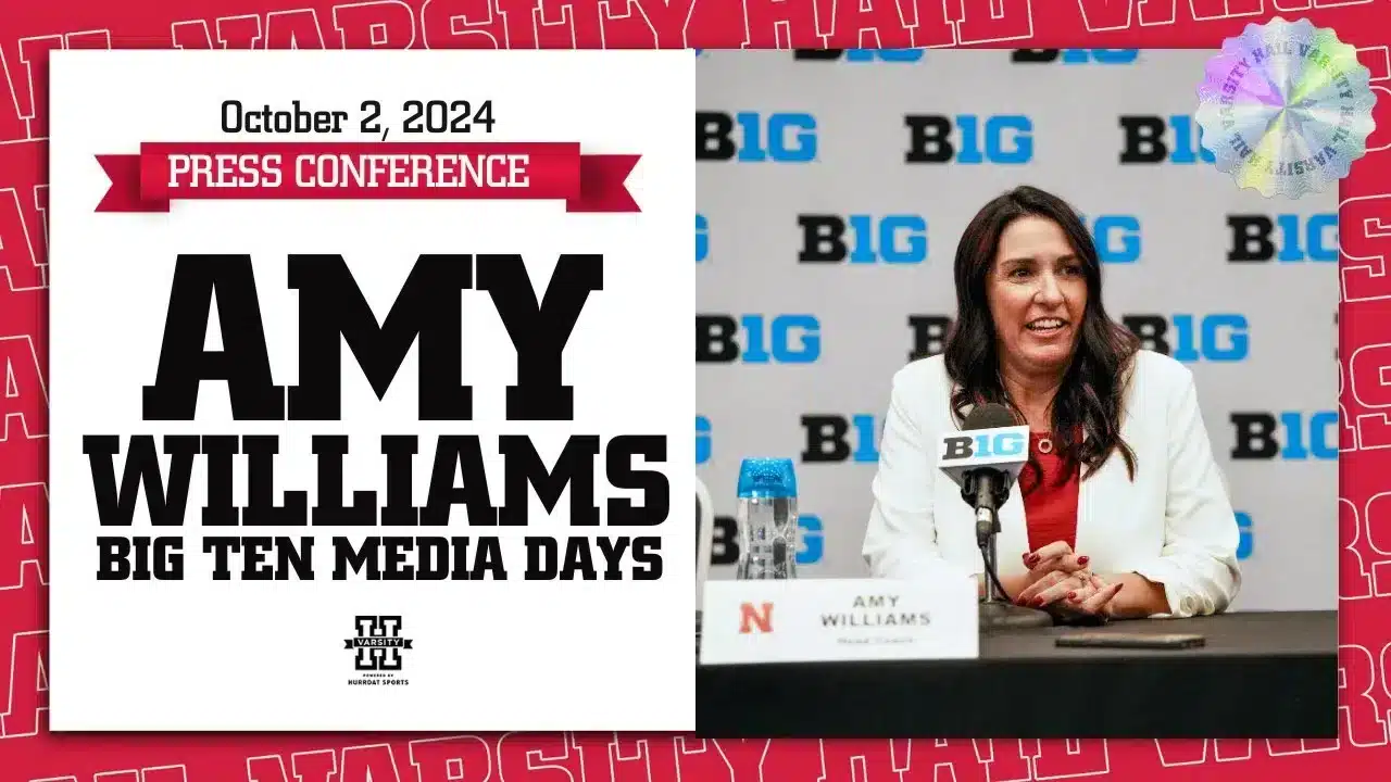 Big Ten Media Days | Nebraska Women’s Basketball Coach Amy Williams Previews The 2024-25 Season