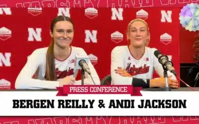 Nebraska Volleyball Wins 16 Consecutive | Bergen Reilly and Andi Jackson Press Conference