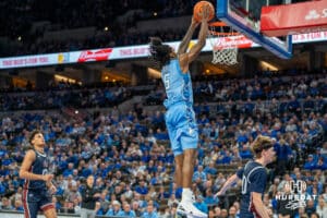 Jamiya Neal during a college basketball game November 10th, 2024 in Omaha Nebraska. Photo by Brandon Tiedemann.