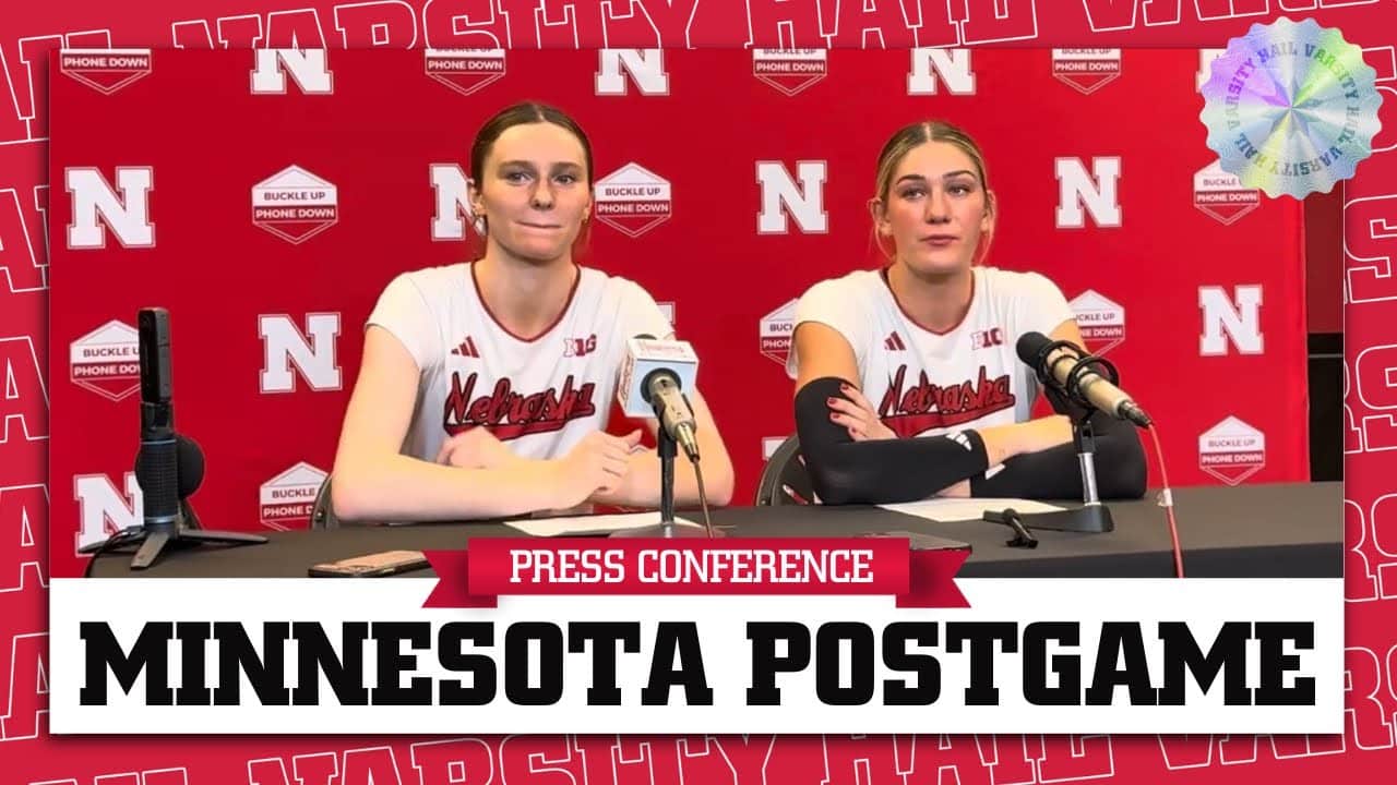 Nebraska Volleyball Wins 22-STRAIGHT Matches | Bergen Reilly and Andi Jackson Full Press Conference