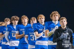 Bennington players during a high school football game November 15th, 2024 in Omaha Nebraska Photo by Brandon Tiedemann