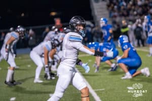 Elkhorn North reciever during a high school football game November 15th, 2024 in Bennington Nebraska Photo by Brandon Tiedemann