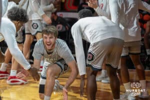 Omaha Mavericks Tony Osburn before a college basketball game on November 30th, 2024 in Omaha Nebraska. Photo by Brandon Tiedemann.