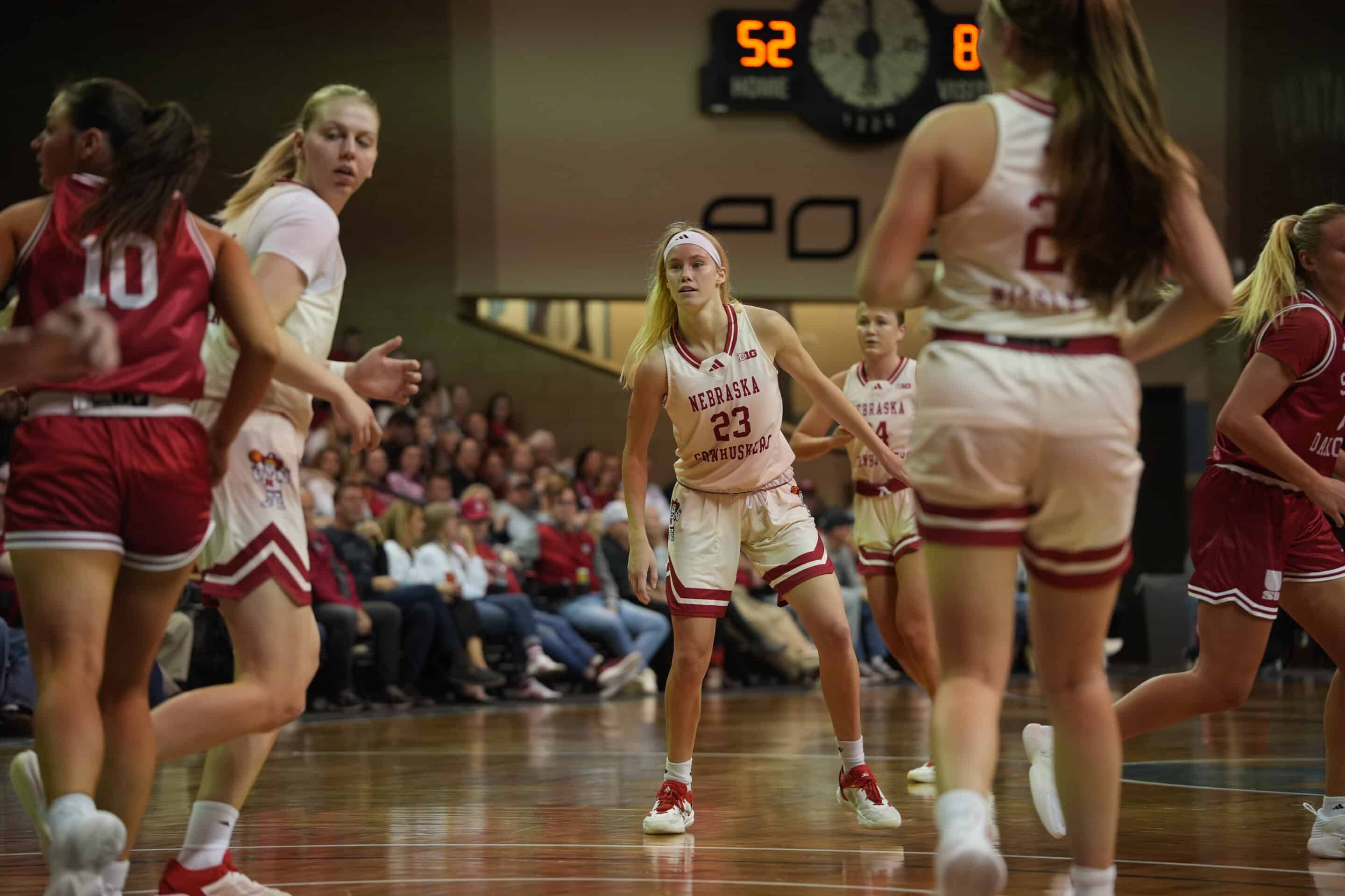 Nebraska Women’s Basketball Sets Records at Sanford Pentagon