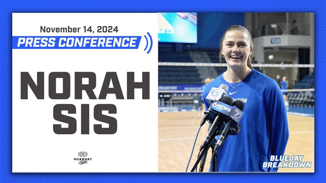 Creighton Volleyball: Norah Sis talks Bluejay Career | Full Press Conference