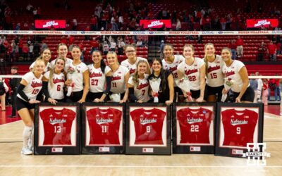 No. 2 Nebraska Volleyball Sweeps No. 6 Wisconsin on Senior Night