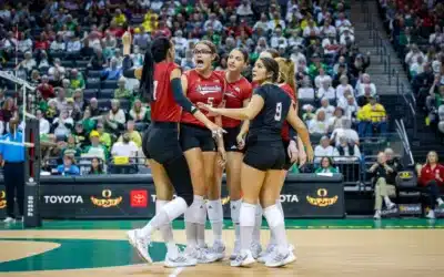 No. 2 Nebraska Volleyball Sweeps No. 12 Oregon for 20th Straight Win