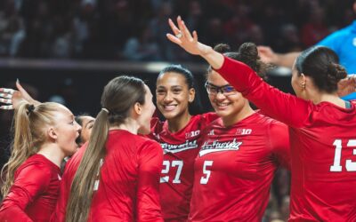 No. 2 Nebraska Throws Block Party at Maryland To Secure Big Ten Title Share