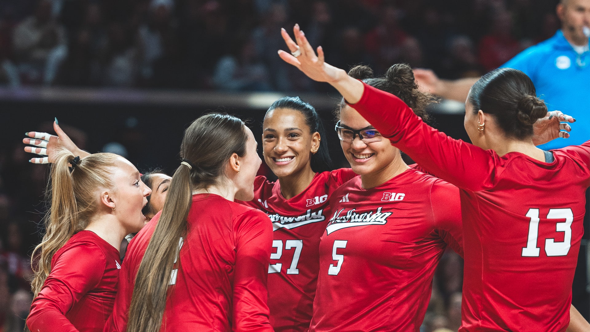 No. 2 Nebraska Throws Block Party at Maryland To Secure Big Ten Title Share