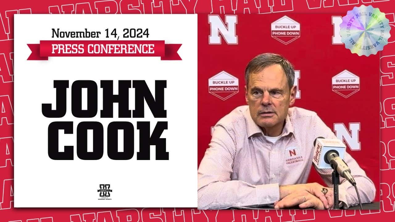 Nebraska Volleyball DOWNS Minnesota 3-1 | Full John Cook Press Conference