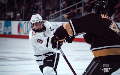 Risk’s Hat Trick, 42 Latkoczy Saves Lift Omaha To Win Over No. 13 Colorado College