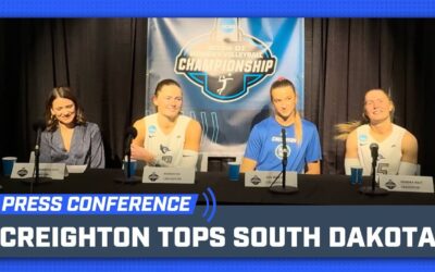 Bluejays MOVING ON to Second Round of NCAA Tournament | Creighton Volleyball Postgame Presser