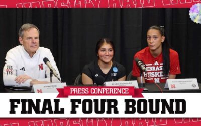 Nebraska Volleyball SWEEPS Wisconsin | Headed To Final Four | Full Press Conference