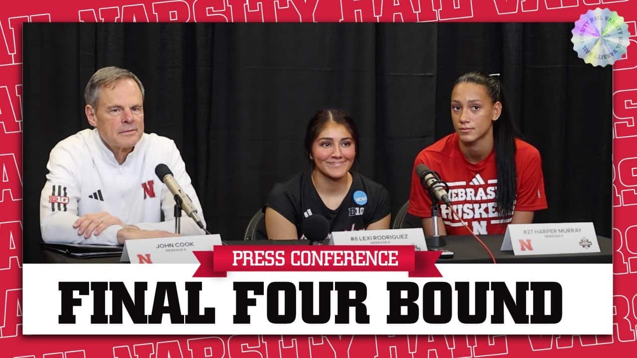 Nebraska Volleyball SWEEPS Wisconsin | Headed To Final Four | Full Press Conference