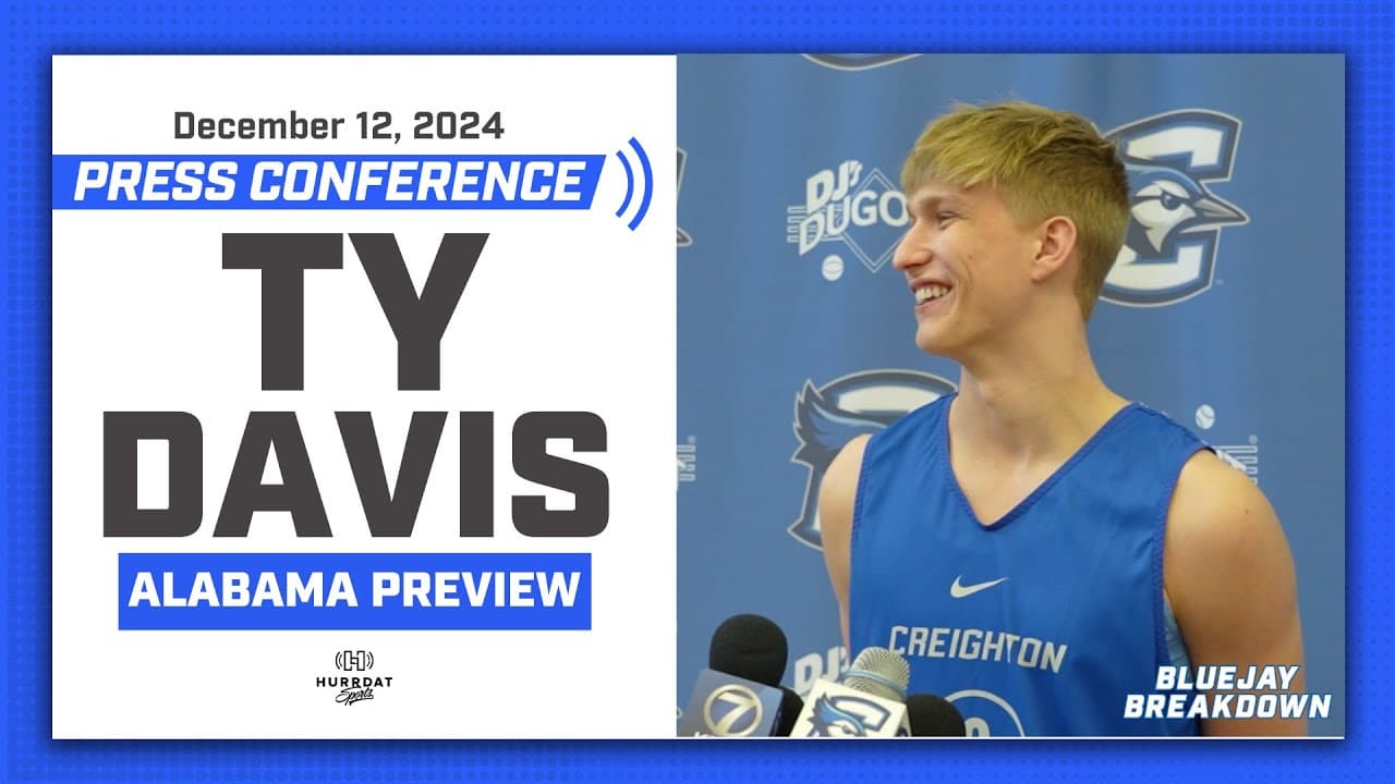 Is Alabama and Creighton Basketball a RIVALRY?! | Ty Davis Full Press Conference