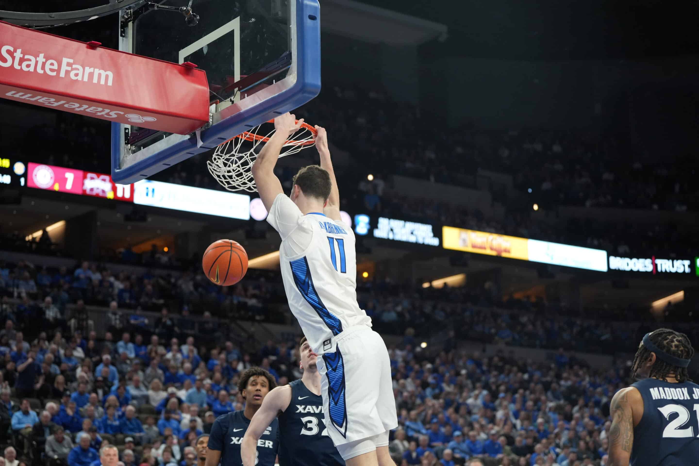 Kalkbrenner Passes Milestone in Creighton Men’s Basketball’s 86-77 Win Over Xavier