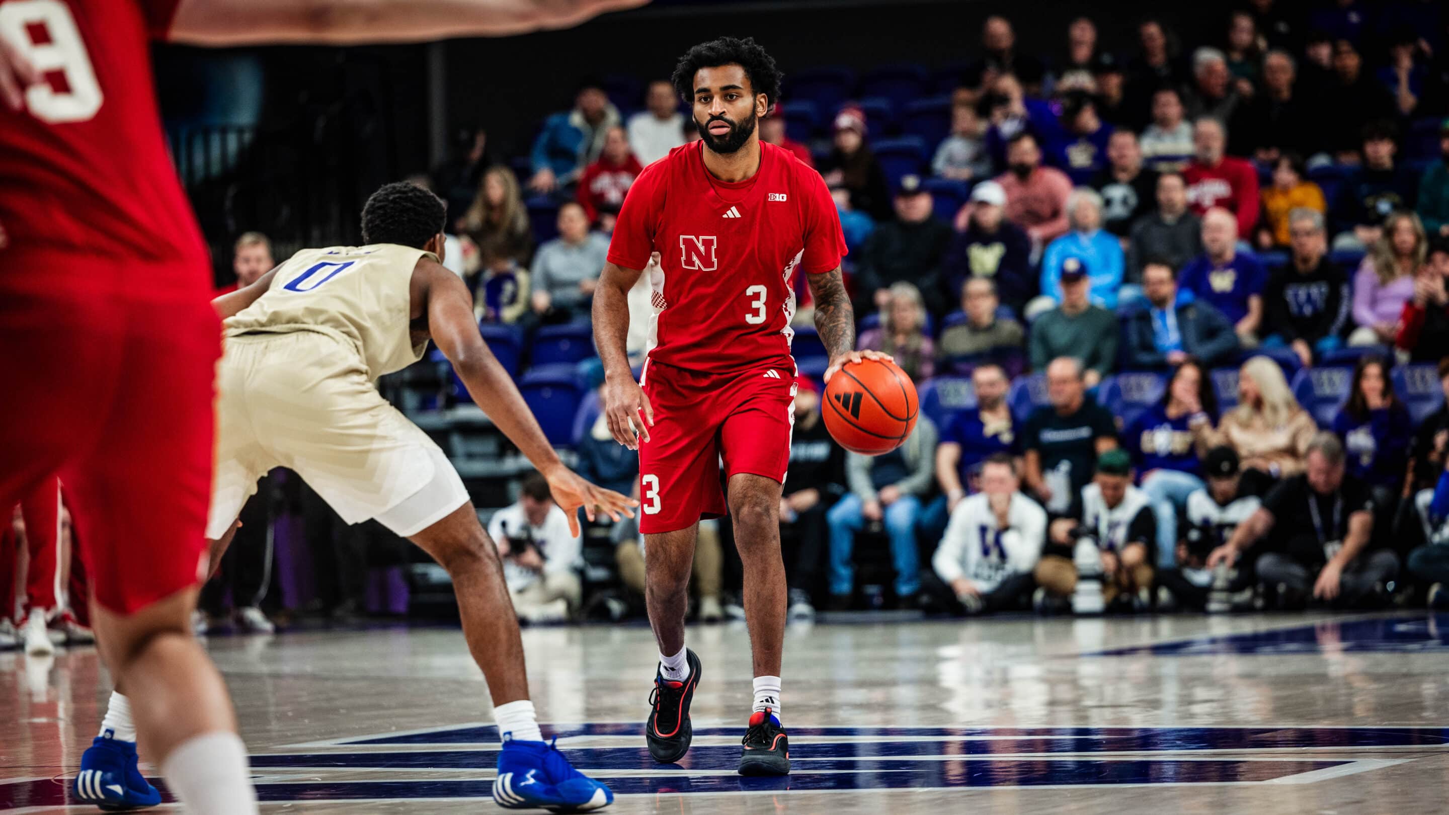 Second Half Propels Nebraska Men’s Basketball To Win At Washington